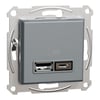 EPH2700362
Asfora USB Prizi, 2.4A, ikili, Type A+C, çelik