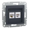 EPH4900171
Asfora RJ45 CAT5E STP RJ12,Antrasit