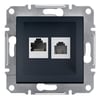 EPH5200171
Asfora RJ45 CAT6 UTP RJ11,Antrasit