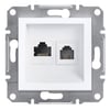 EPH5270121
Asfora RJ11 + RJ45 Cat6 UTP çerçevesiz