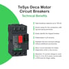 GV2ME03Schneider Electric GV2ME03 -0.25-0.4A  Gv2 Termik Manyetik Motor Devre Kesici