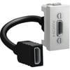 MGU3.430.30
Unica HDMI konnektör - 1 Modül, alüminyum