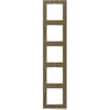 MTN4050-3674
Merten M-Pure Decor beşli çerçeve Meşe