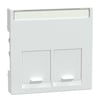 MTN469925
Merten İkili RJ45 tuş kapağı, System-M, Aktif beya