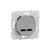 S530407
Odace İkili USB Priz 2,1A Alüminyum