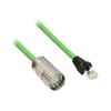 VW3E2094R150
Schneider Electric VW3E2094R150 ,Encoder cable SH3/MH3 servo motor and Lexium 52/Lexium 62 servo drive, 15 m