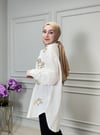 İşlemeli Müslin Gömlek