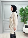 KREM CEPLİ SWEATSHIRT