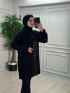 SİYAH PUL İŞLEMELİ TUNİK