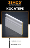 Zemod 14cm Kocatepe Pvc Süpürgelik