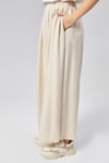  Fancy Kadın Pileli Model Kumaş Fashıon Geniş Pantolon-PANTALON-Tf The Fancy For You-9751-