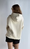  Kadın Kapüşonlu Kanguru Cepli Oversize Sweatshirt - Taş -Sweatshirt-Tf The Fancy For You-9180-Kadın Kapüşonlu Sweatshirt 