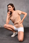 Fancy Basic T-Shirt V Yaka-T-Shirt-Tf The Fancy For You-8462-