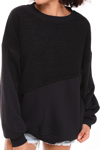 Fancy Bisiklet Yaka Garnili Sırt Detaylı Sweatshirt-Sweatshirt-Tf The Fancy For You-9051-