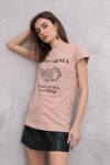 Fancy California Baskılı Basic T-Shirt-T-Shirt-Tf The Fancy For You-8412-