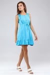 Fancy Düğmeli Kapatmalı Sıfır Kol Elbise-Elbise-Tf The Fancy For You-7953-