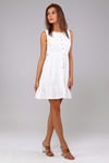 Fancy Düğmeli Kapatmalı Sıfır Kol Elbise-Elbise-Tf The Fancy For You-7953-