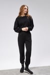 Fancy Kadın Bisiklet Yaka %100 Pamuklu Standart Kalıp Özel Dikim Crop Eşofman Takımı-YENİ GELENLER-Tf The Fancy For You-9120-