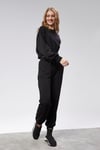Fancy Kadın Bisiklet Yaka %100 Pamuklu Standart Kalıp Özel Dikim Crop Eşofman Takımı-YENİ GELENLER-Tf The Fancy For You-9120-