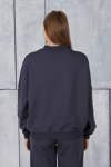 Fancy Kadın Bomber Yaka İçi Şardonsuz Fermuarlı Oversize Fit Sweatshirt-Sweatshirt-Tf The Fancy For You-9393swt-