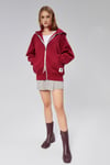 Fancy Kadın Kanguru Cepli Kapşonlu Sweatshırt-HOODIE-Tf The Fancy For You-9954-