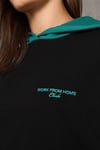 Fancy Kadın Kapüşonlu Nakışlı Kanguru Cepli Renk Bloklu Eşofman Takımı-Eşofman Takımı-Tf The Fancy For You-8165tkm-