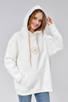 Fancy Kadın Nakışlı Kapşonlu Sweatshırt-HOODIE-Tf The Fancy For You-9793-