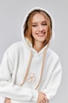 Fancy Kadın Nakışlı Kapşonlu Sweatshırt-HOODIE-Tf The Fancy For You-9793-