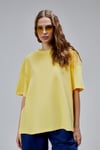 Fancy Kadın Oversize Kalıp Bisiklet Yaka %100 Pamuk Basic T-shirt Beyaz-T-SHİRT-Tf The Fancy For You-9449-Kadın Oversize Kalıp Bisiklet Yaka %100 Pamuk Basic Tişört 