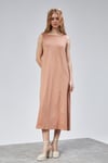 Fancy Kadın Pamuk Elbise Kiremit-ELBİSE-Tf The Fancy For You-1028-