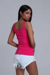 Fancy Kalp Baskılı Sıfır Kol Atlet-Body-Tf The Fancy For You-8555-