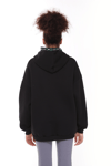 Fancy Nakış Detaylı Kapüşonlu Şardonlu Oversize Sweatshirt-Sweatshirt-Tf The Fancy For You-9032-