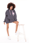 Fancy Oversize Fit Kapüşonlu Kanguru Cepli Sweatshirt-Sweatshirt-Tf The Fancy For You-8906-