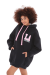 Fancy Oversize Fit Kapüşonlu Kanguru Cepli Sweatshirt-Sweatshirt-Tf The Fancy For You-8906-
