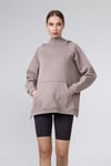 Fancy Oversize Kapüşonlu Boğazlı Sweatshirt-Sweatshirt-Tf The Fancy For You-7526-