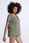Fancy V Yaka Lazer Kesim Detaylı Tişört-T-Shirt-Tf The Fancy For You-6967-The Fancy T-Shirt Efsanesi > T-Shirt Basic V Yaka Lazer Detaylı - Tf The Fancy For You - 1995'den bugüne güvenilir, üretici tekstil markası...