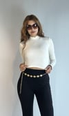 Kadın Balıkçı Yaka Viskon Kumaş Uzun Kollu Ekru Bluz-T-shirt-Tf The Fancy For You-1071-2-Kadın Balıkçı Yaka Viskon Kumaş Uzun Kollu Ekru Bluz