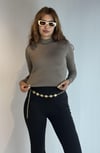 Kadın Balıkçı Yaka Viskon Kumaş Uzun Kollu Vizon Bluz-T-shirt-Tf The Fancy For You-1071-3-Kadın Balıkçı Yaka Viskon Kumaş Uzun Kollu Vizon Bluz