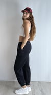 Kadın Bel Lastikli Polarlı Lastik Paça Siyah Eşofman Altı-Pantolon-Tf The Fancy For You-8741-1-Kadın Bel Lastikli Polarlı Lastik Paça Siyah Eşofman Altı