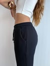 Kadın Bel Lastikli Polarlı Lastik Paça Siyah Eşofman Altı-Pantolon-Tf The Fancy For You-8741-1-Kadın Bel Lastikli Polarlı Lastik Paça Siyah Eşofman Altı