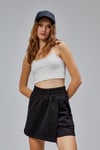 Kadın Beli Lastikli Cepli Basic Siyah Şort Etek-Etek-Tf The Fancy For You-7958-The Fancy Şort Efsanesi > İKİ İPLİK CEPLİ ETEKLİ ŞORT - Tf The Fancy For You - 1995'den bugüne güvenilir, üretici tekstil markası...