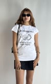 Kadın Bisiklet Yaka Baskılı Kısa Kollu Oversize Beyaz Tişört -T-shirt-Tf The Fancy For You-8412-2-Kadın Bisiklet Yaka Baskılı Kısa Kollu Oversize Beyaz Tişört 