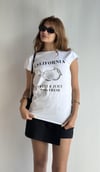Kadın Bisiklet Yaka Baskılı Kısa Kollu Oversize Beyaz Tişört -T-shirt-Tf The Fancy For You-8412-2-Kadın Bisiklet Yaka Baskılı Kısa Kollu Oversize Beyaz Tişört 