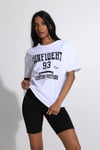 Kadın Bisiklet Yaka Baskılı Kısa Kollu Oversize Ekru Tişört-T-shirt-Tf The Fancy For You-8589-1-Kadın Bisiklet Yaka Baskılı Kısa Kollu Oversize Ekru Tişört