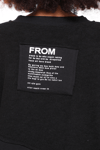 Kadın Bisiklet Yaka Garnili Sırt Detaylı Oversize Siyah Sweatshirt -Sweatshirt-Tf The Fancy For You-9051-2-Kadın Bisiklet Yaka Garnili Sırt Detaylı Oversize Siyah Sweatshirt 