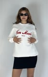 Kadın Bisiklet Yaka Nakış Baskılı Uzun Kollu Oversize Ekru Sweatshirt-Sweatshirt-Tf The Fancy For You-9892-4-Kadın Bisiklet Yaka Nakış Baskılı Uzun Kollu Oversize Ekru Sweatshirt