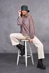 Kadın Bisiklet Yaka Üç İplikli Uzun Kollu  Oversize Basic Vizon Sweatshirt -Sweatshirt-Tf The Fancy For You-7035-3-Kadın Bisiklet Yaka Üç İplikli Uzun Kollu  Oversize Basic Vizon Sweatshirt 