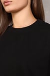 Kadın Bisiklet Yaka Uzun Kollu Basic Siyah Sweatshirt -Sweatshirt-Tf The Fancy For You-8262-1-Kadın Bisiklet Yaka Uzun Kollu Basic Siyah Sweatshirt 