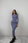 Kadın Bisiklet Yaka Uzun Kollu Maxi Boy Düz Mor Elbise-Elbise-Tf The Fancy For You-1430yenielbise-4-Bisiklet Yaka Uzun Kollu Maxi Boy Düz Mor Elbise