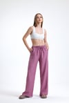 Kadın İkili Keten Gömlek Pantolon Alt Üst Takım-İkili Takım-Tf The Fancy For You-8736-